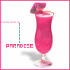 Paradise Drink Pink tropical drink